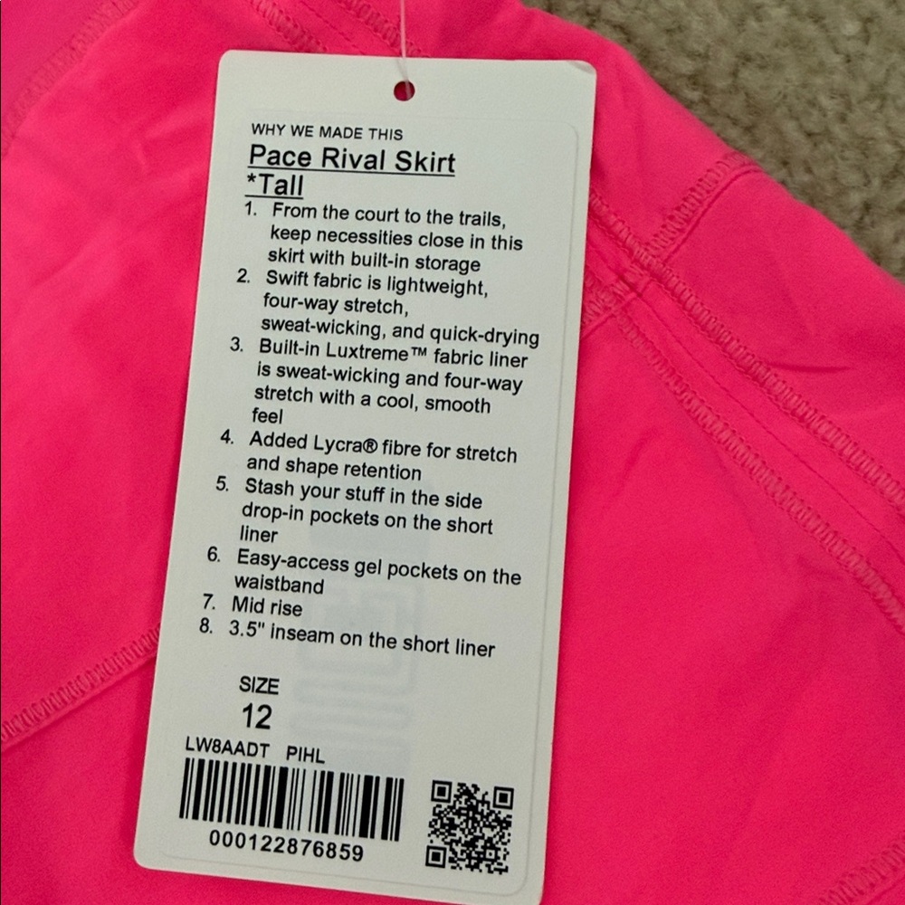 Lululemon pace rival skirt - Picture 2 of 3